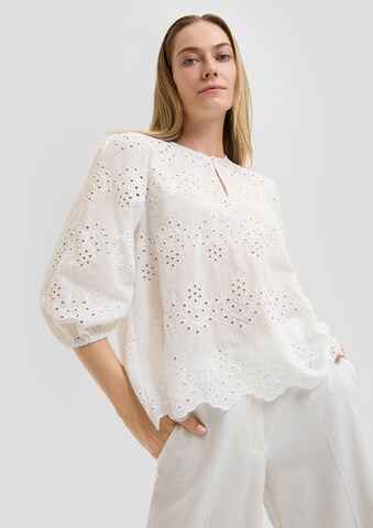 s.Oliver BLACK LABEL Blouse in White: front