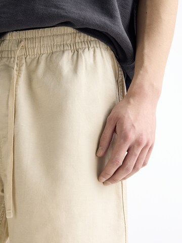 Pull&Bear Loosefit Broek in Beige