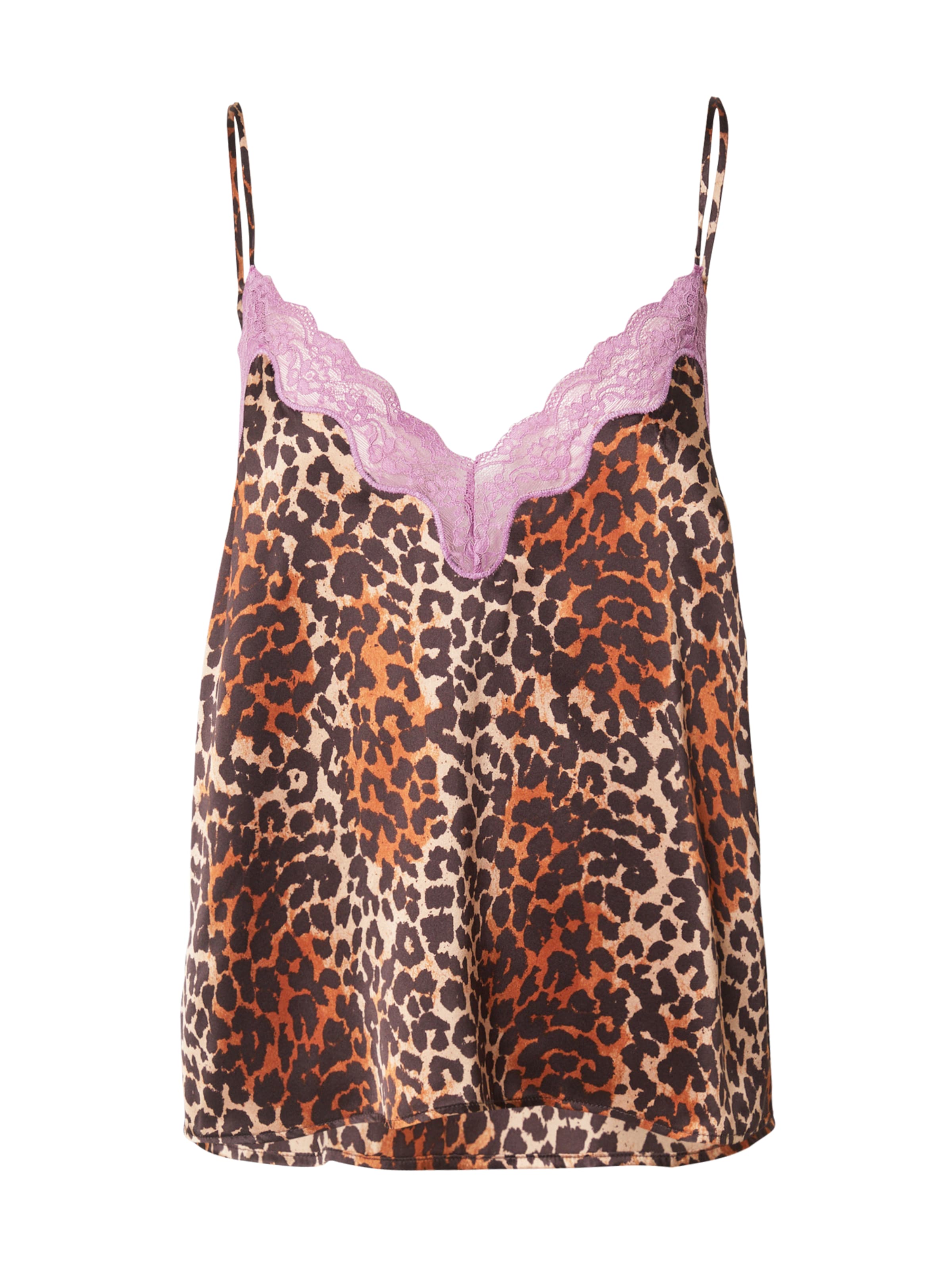 Pyjama LOVE Stories en marron : devant