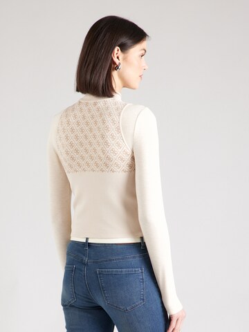 GUESS - Top de punto 'LISE' en beige