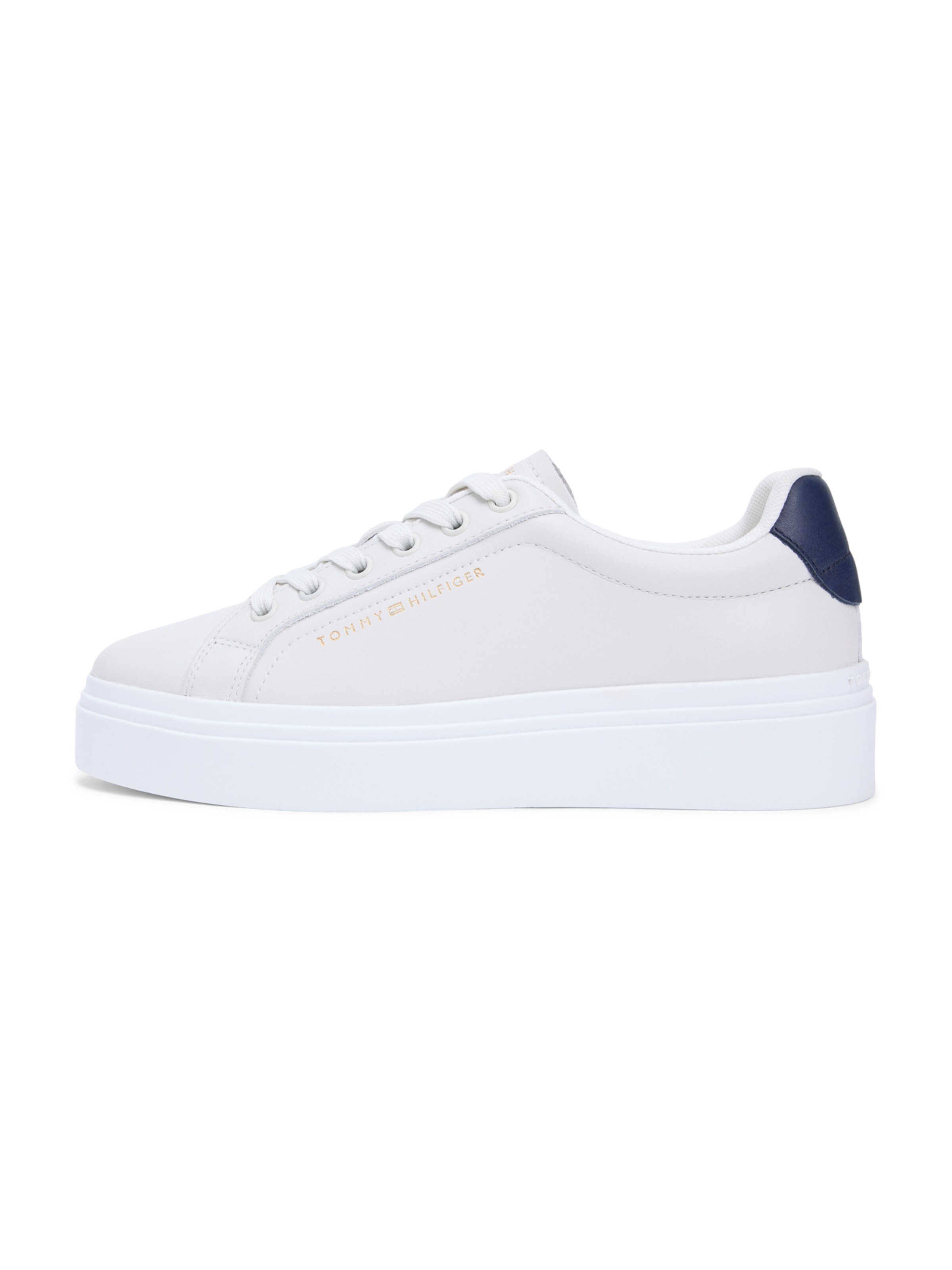 TOMMY HILFIGER Låg sneaker 'CHIC' i beige: framsida