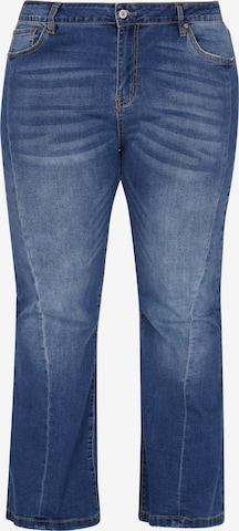 IZIA Bootcut Farkut värissä sininen: etupuoli