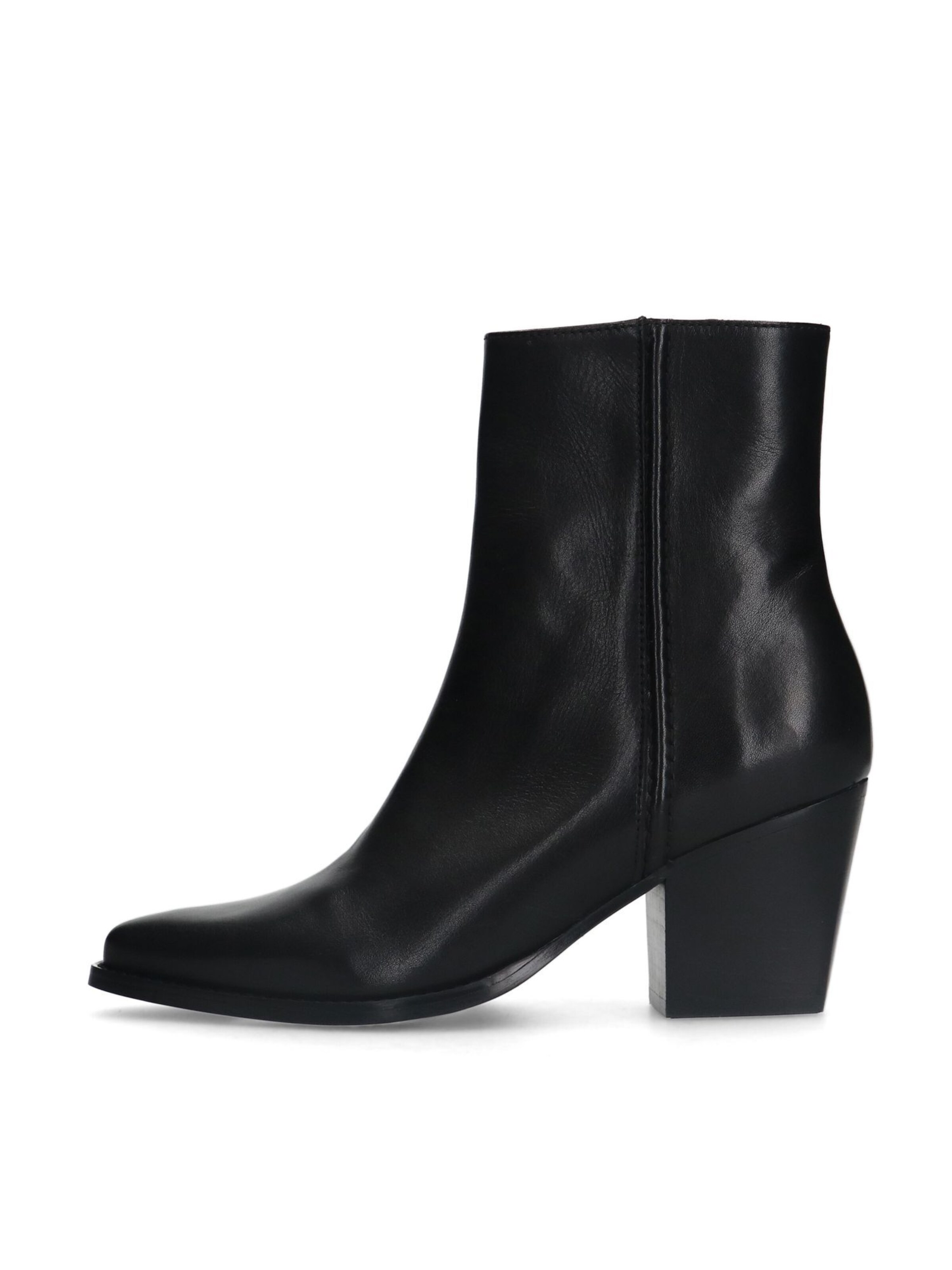 MANFIELD Stiefelette in Schwarz