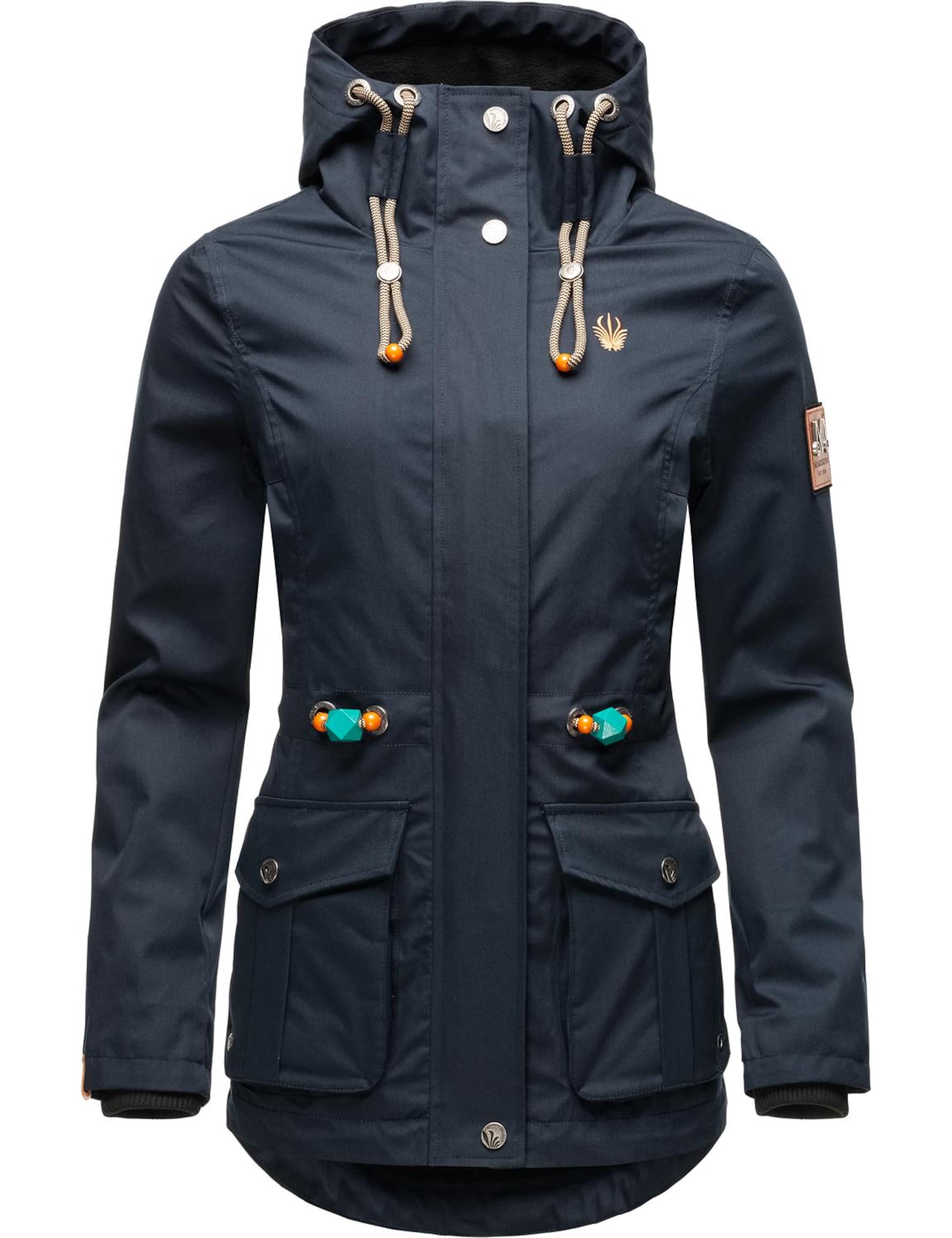 Geacă de primăvară-toamnă 'Babetaa' de la MARIKOO pe albastru: față