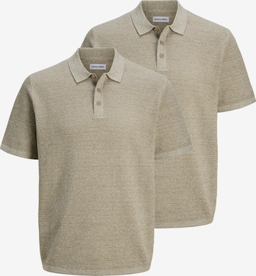 JACK & JONES Shirt 'George' in Beige: front