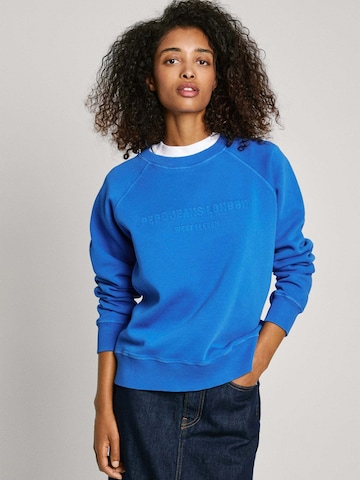 Pepe Jeans Sweatshirt 'LINDY' in Blauw: voorkant