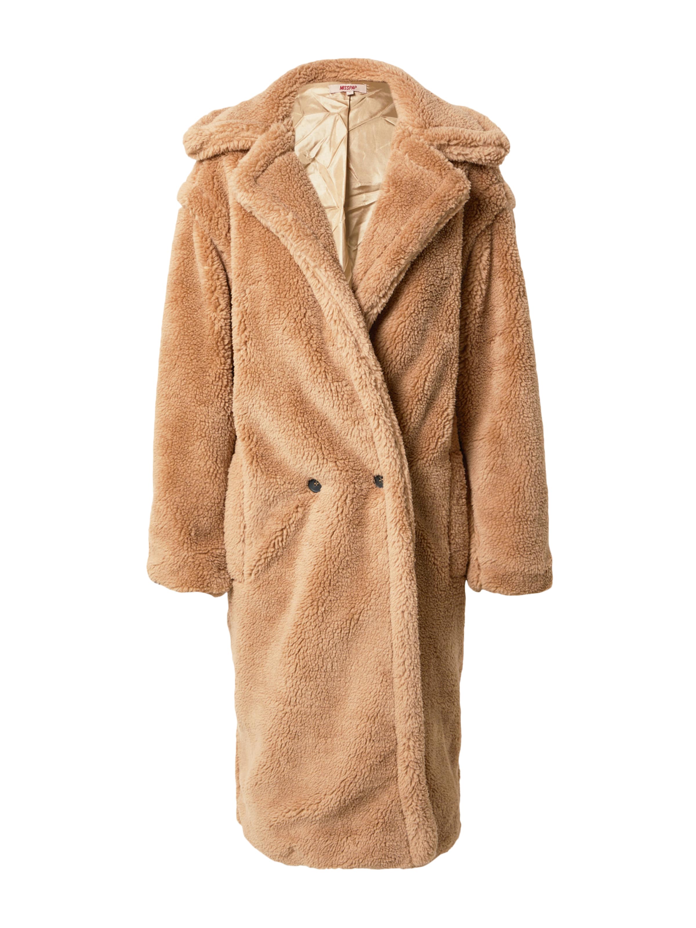 Misspap Between-seasons coat in Brown: front