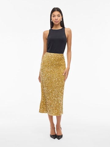 VILA Skirt 'VIBelieve' in Gold