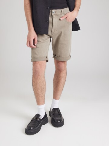 G-STAR Slim fit Jeans in Beige: front