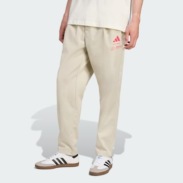 Regular Pantalon de sport 'Mercedes - AMG Petronas Formula One Team Summer' ADIDAS PERFORMANCE en beige : devant