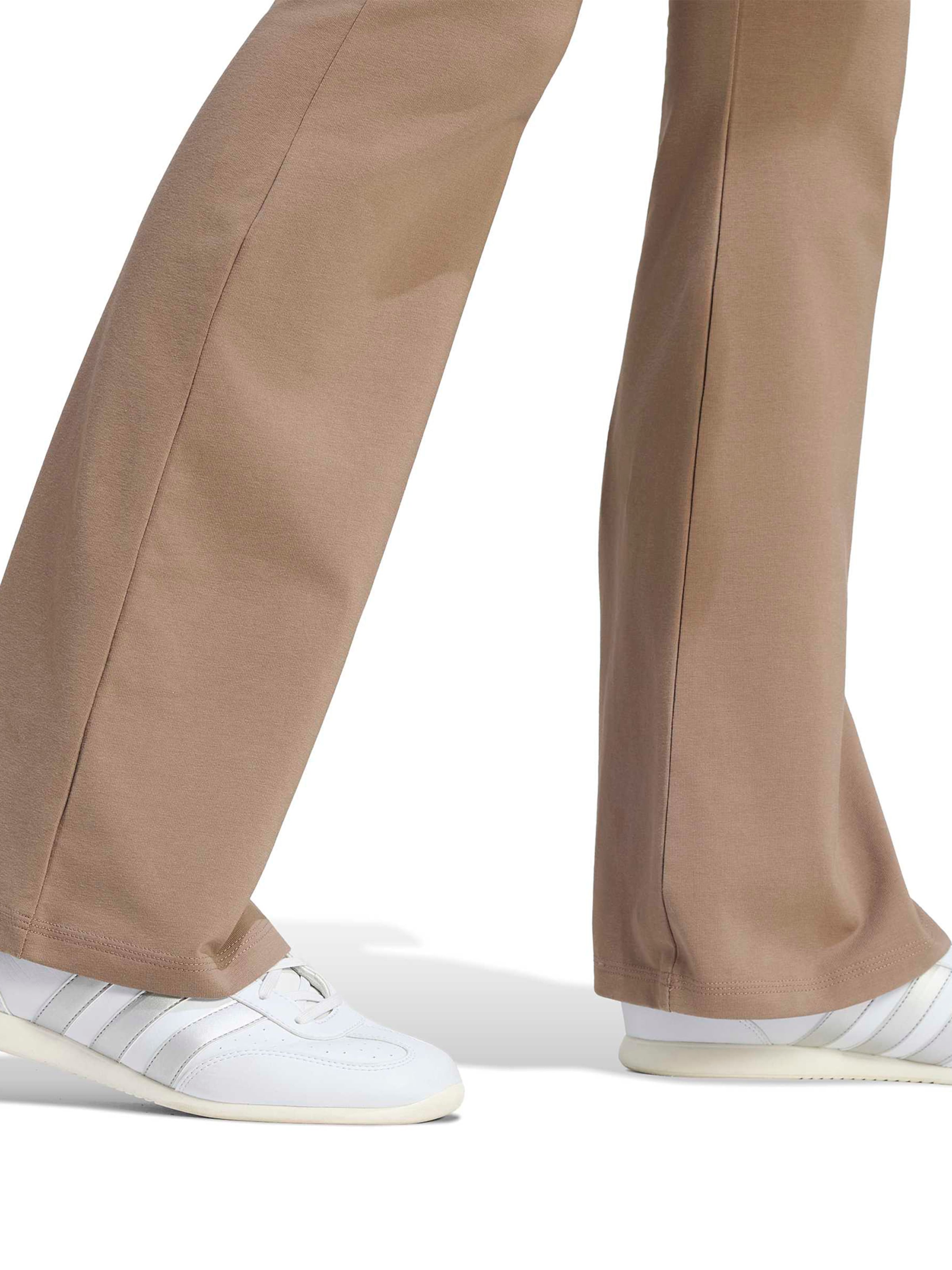 ADIDAS SPORTSWEAR Flared Workout Pants 'Essentials' in Green