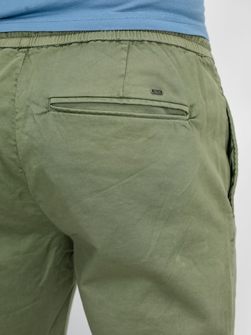 Petrol Industries Normální Chino kalhoty – zelená