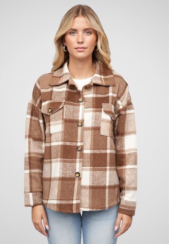 Veste mi-saison Cloud5ive en marron : devant