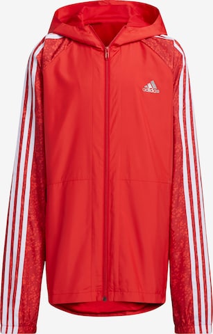 ADIDAS SPORTSWEAR Athletic Jacket in Red: front