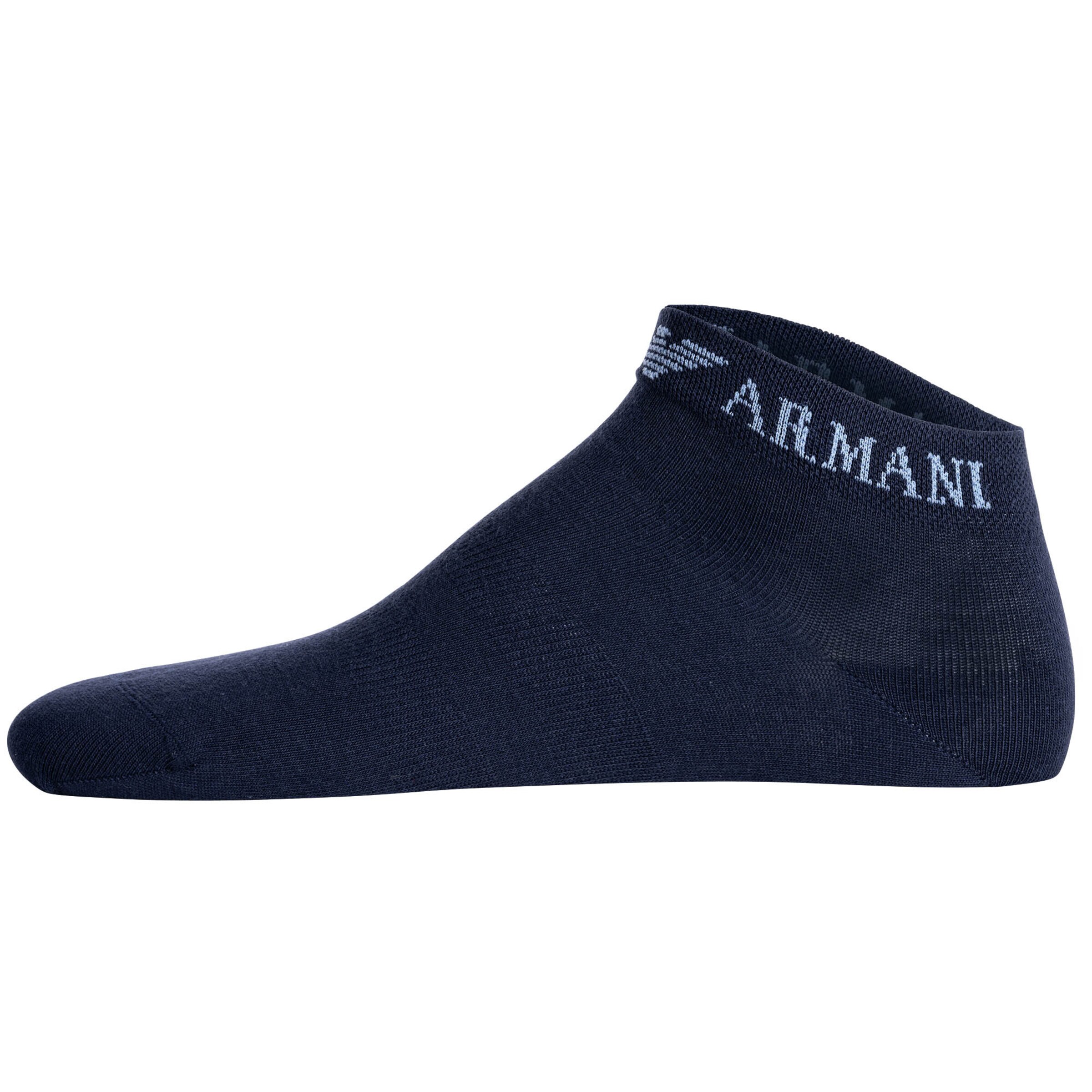 Emporio Armani Socks in Blue: front