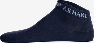 Emporio Armani Socks in Blue: front