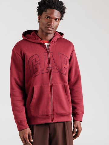 GAP Sweatjacke in Rot: Vorderseite