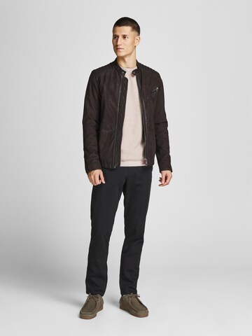 JACK & JONES - Jersey 'Gustav' en gris