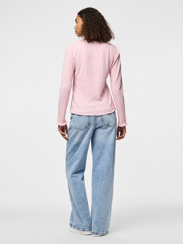T-shirt 'PCFlora' PIECES en rose