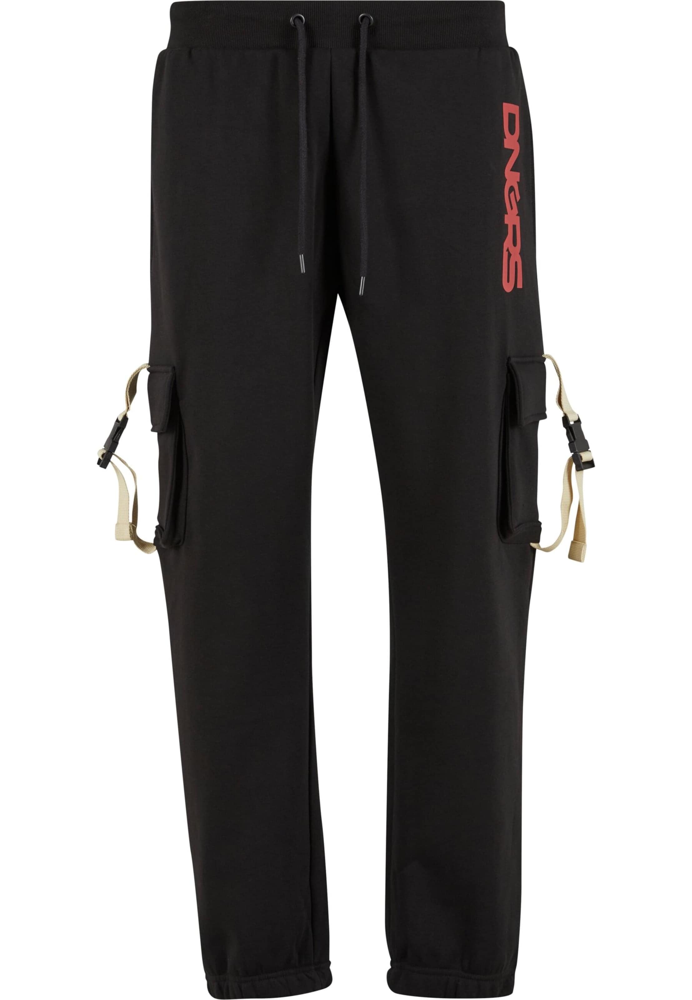 Tapered Pantaloni di Dangerous DNGRS in nero: frontale