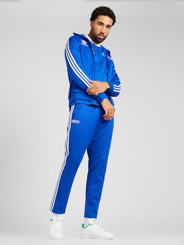 ADIDAS ORIGINALS Zip-Up Hoodie in Blue