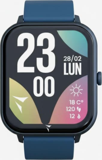 Techmade Digitaluhr 'Glow Smartwatch mit passender Pochette' in One Size in dunkelblau, Produktansicht