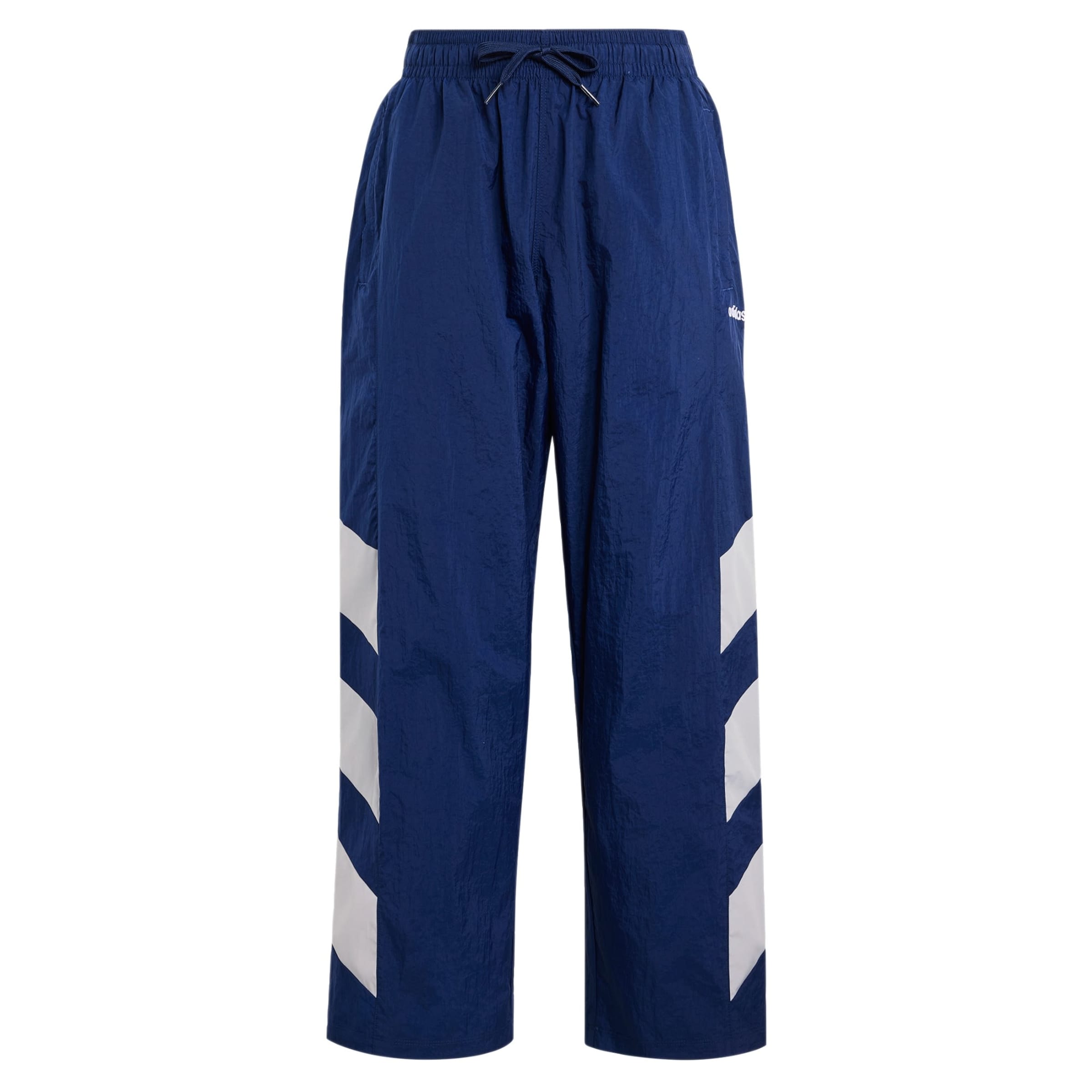 Wide Leg Pantalon 'Blocked Woven' ADIDAS ORIGINALS en bleu : devant