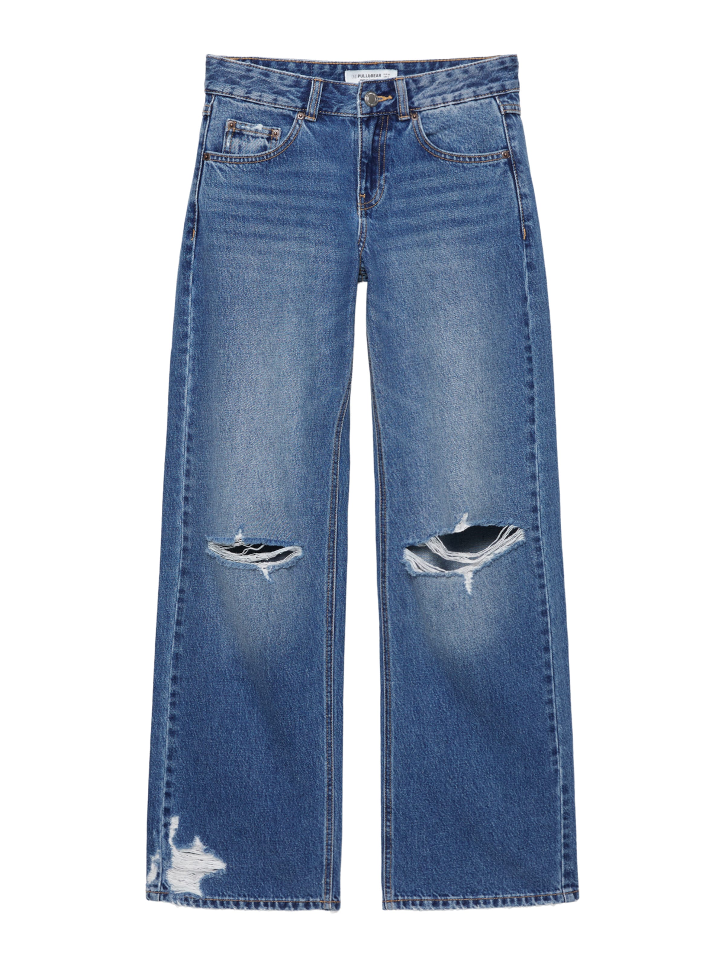 Pull&Bear Jeans i blue denim, Produktvisning