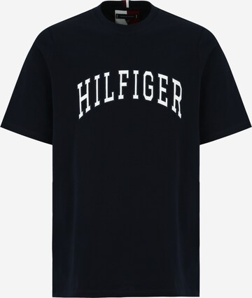 Tommy Hilfiger Big & Tall Тениска в синьо: отпред
