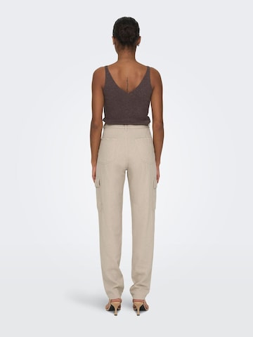 Regular Pantalon cargo ONLY en beige