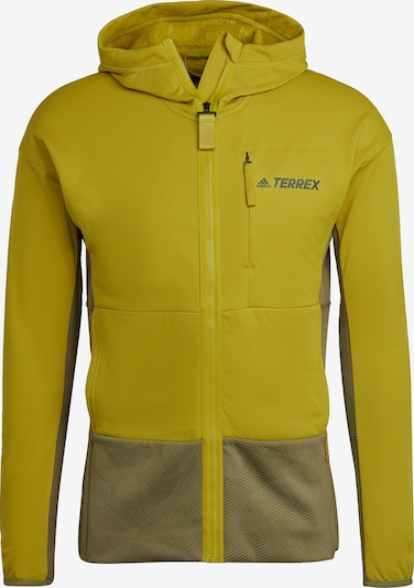 ADIDAS TERREX Fleecejacke 'Zupahike' in khaki / schilf, Produktansicht