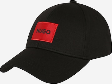 HUGO Cap in Black: front
