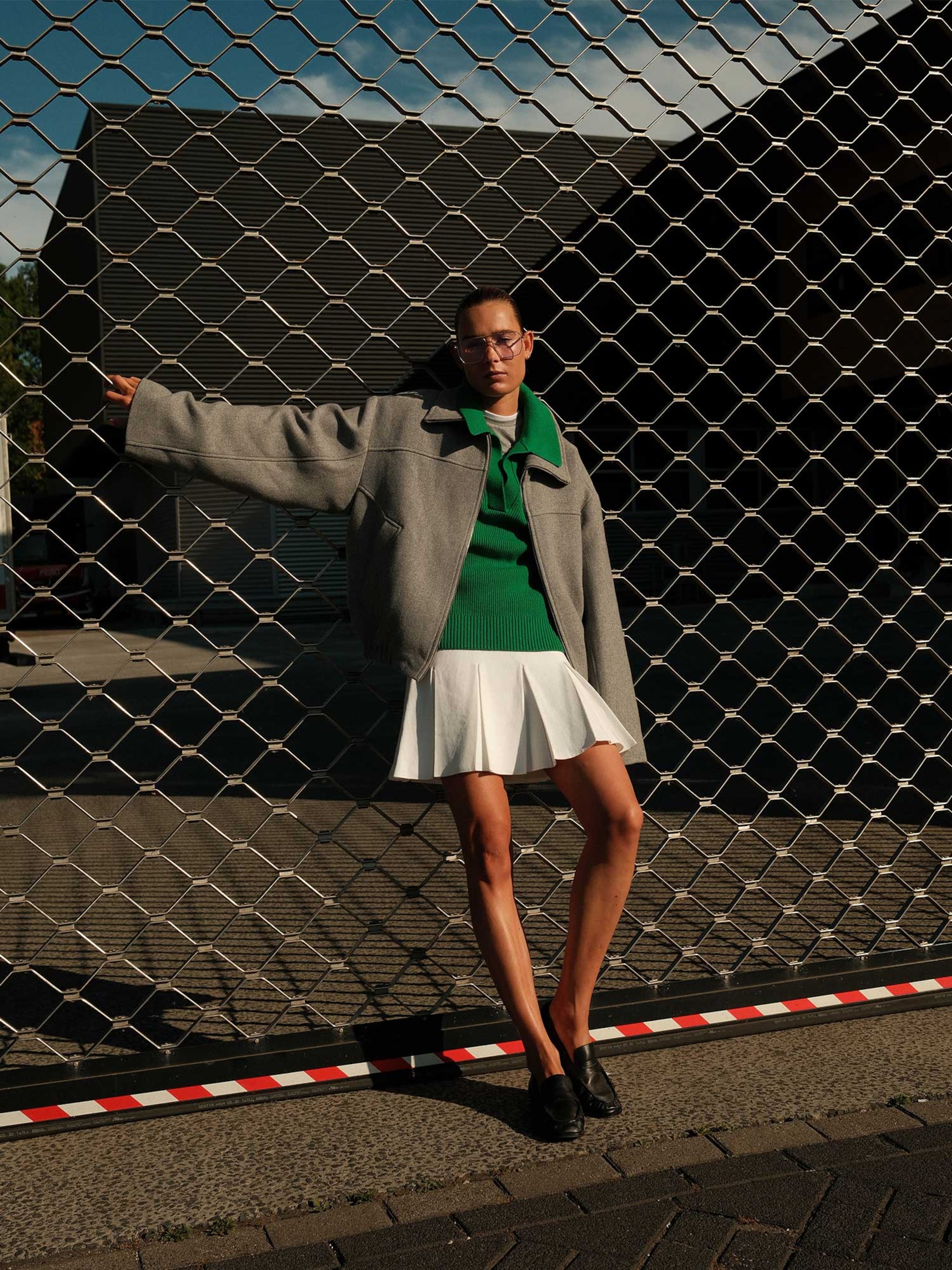 EDITED Neuheiten Jacke 'Brodey' dunkelgrau