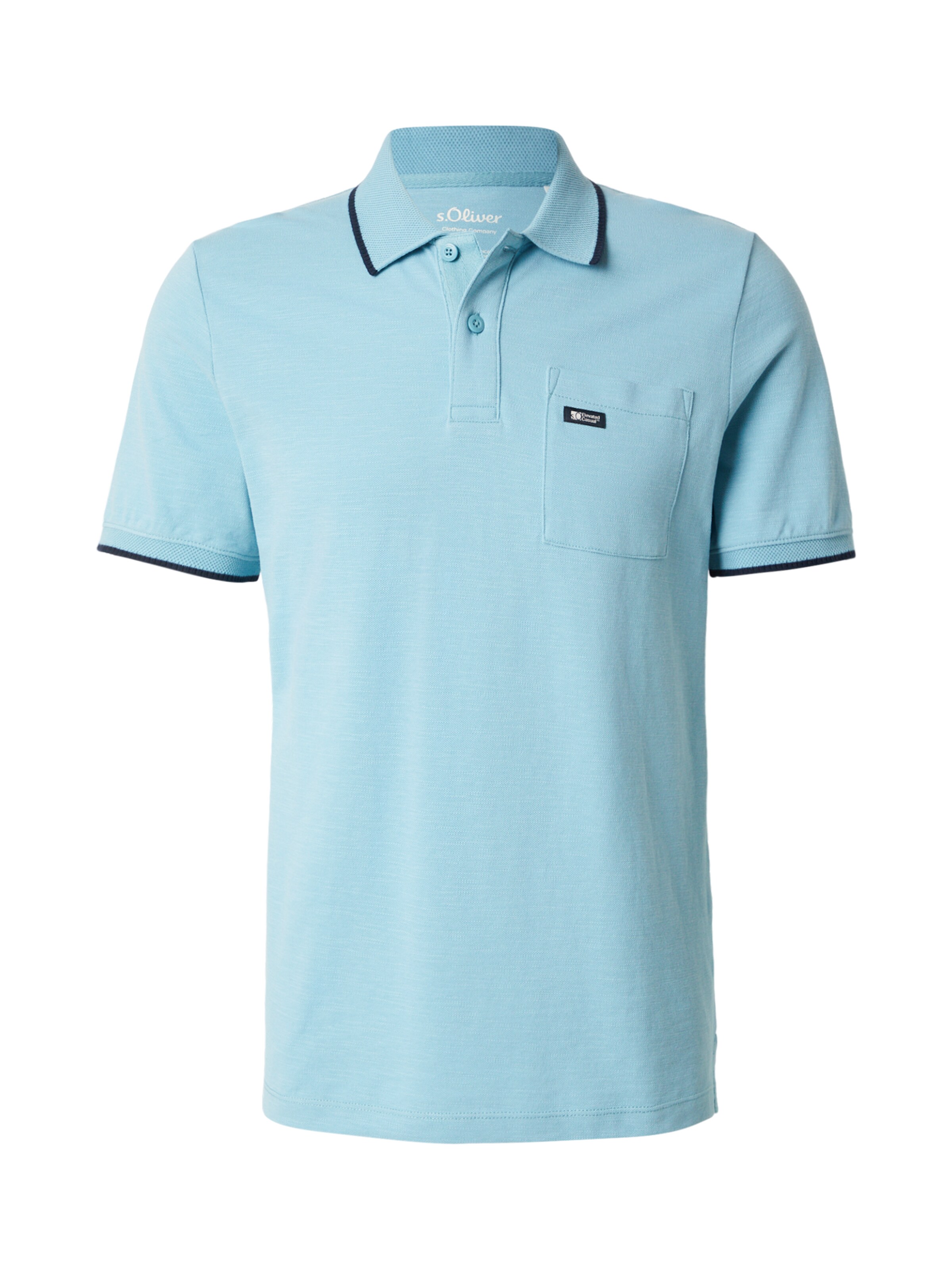 s.Oliver Poloshirt in Blau: Vorderseite