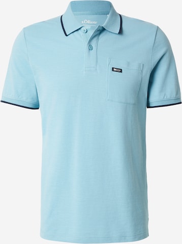 s.Oliver Poloshirt in Blau: Vorderseite