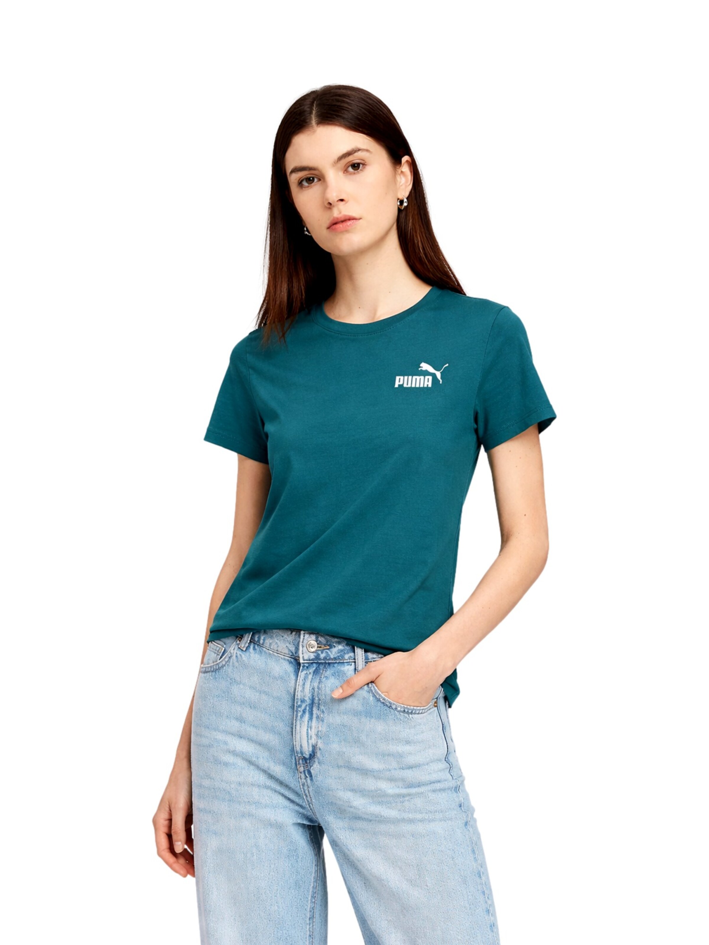 PUMA T-Shirt in Grün: Vorderseite