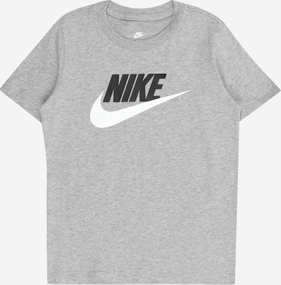 Marškinėliai 'FUTURA HBR' iš Nike Sportswear, spalva – pilka / juoda / balta, Prekių apžvalga