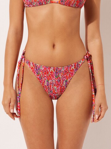 CALZEDONIA Bikinihose 'VIBRANT PAISLEY' in Rot