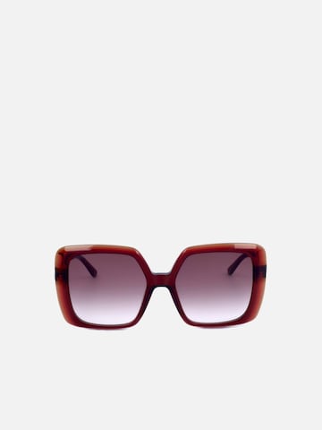 Karl Lagerfeld - Gafas de sol en rojo: frente