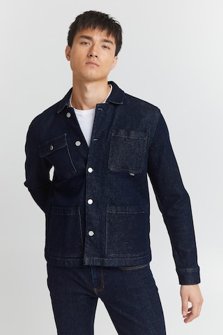 Casual Friday Between-season jacket 'Jerslev' in Blue: front