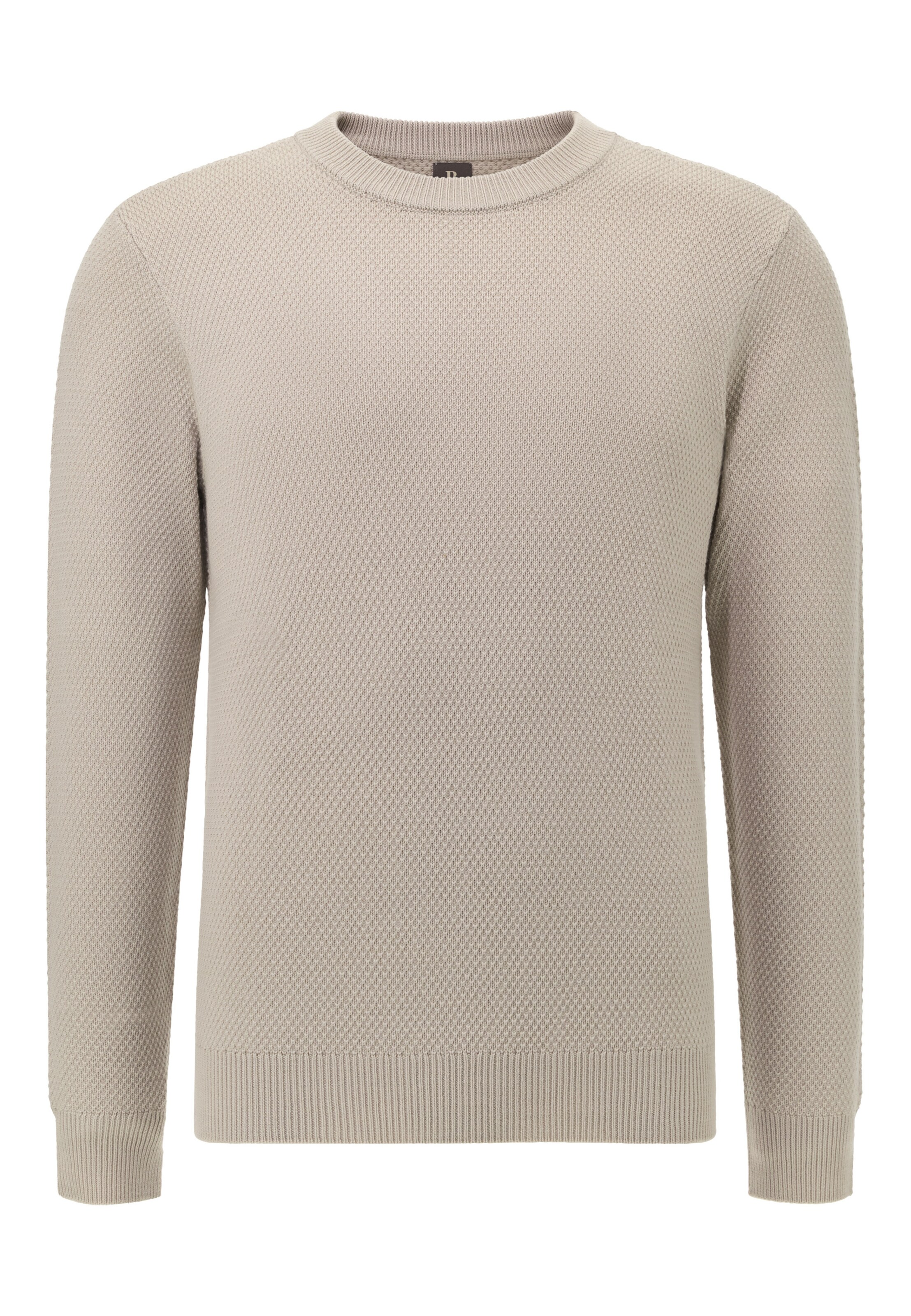 Pull-over Boggi Milano en beige : devant