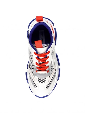 STEVE MADDEN Sneakers laag 'Womens Possession Blue / White Lace-Up Low-Profile Shoes' in Gemengde kleuren