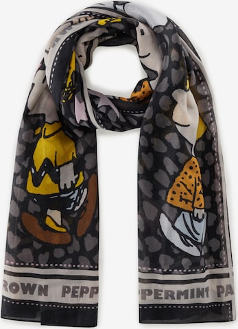 Écharpe 'Peanuts' CODELLO en noir : devant