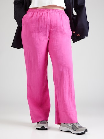 ONLY Carmakoma Wide leg Trousers 'CARTAMI' in Pink: front