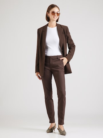 MOS MOSH - Slimfit Pantalón chino 'Abbey Night' en marrón