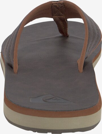 QUIKSILVER T-Bar Sandals 'Carver' in Brown