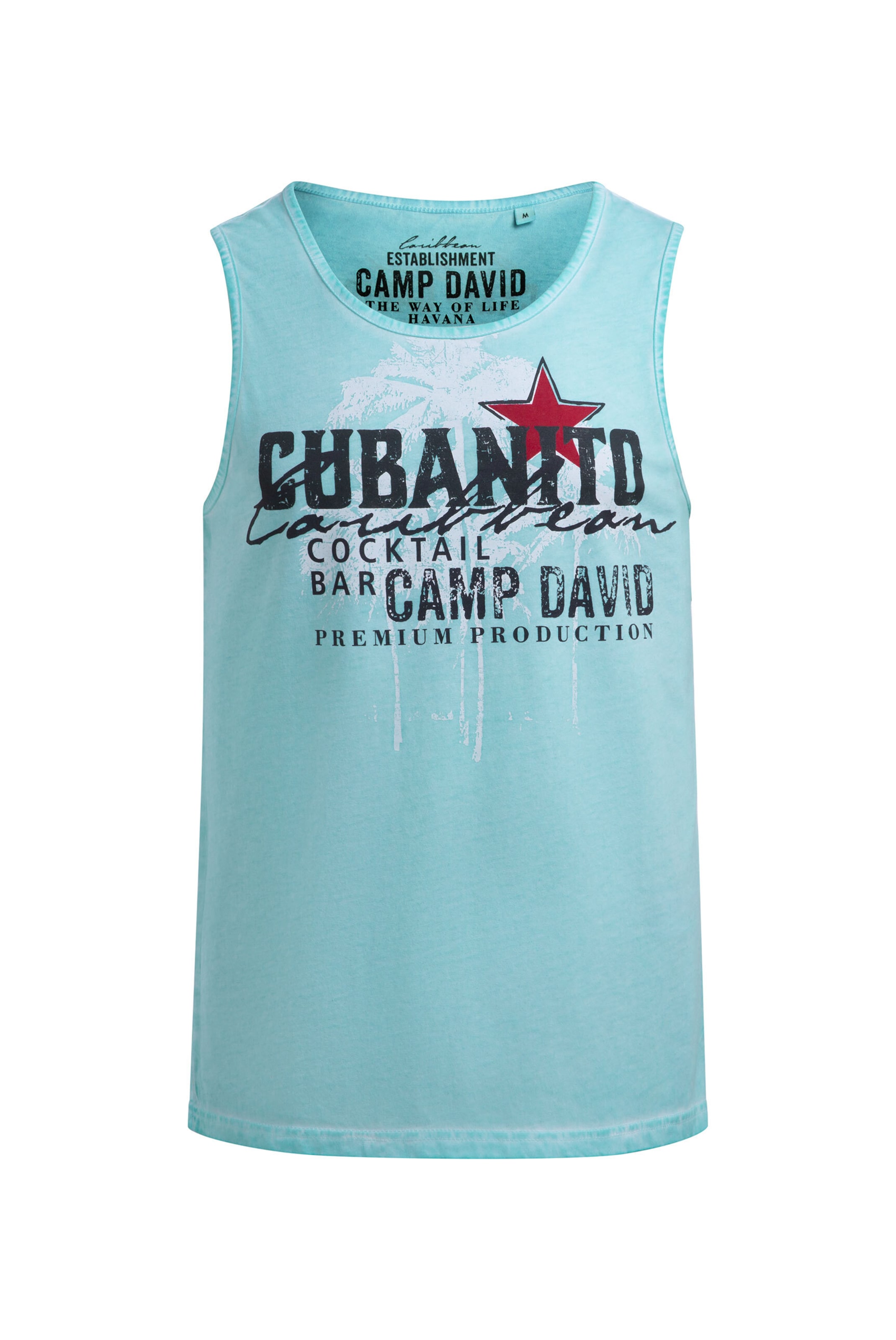 CAMP DAVID Shirt in Blue: front