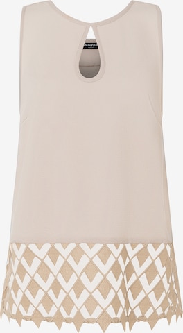 Ana Alcazar Top ' Lacara ' in Beige: voorkant