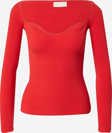 LeGer by Lena Gercke Pullover 'Lucia' in Rot: predná strana