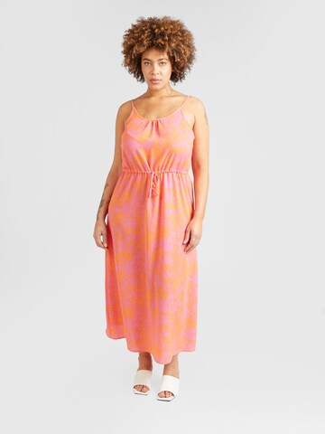 Robe 'LUX' ONLY Carmakoma en rose : devant